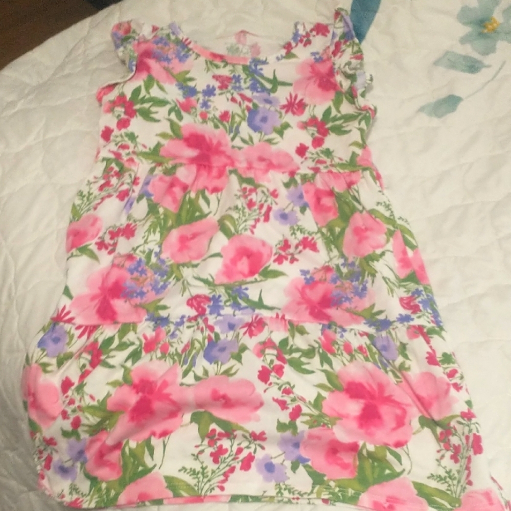 The Children's Place Floral Dress - Pink and Purple